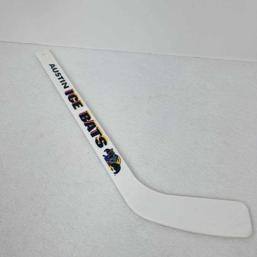 Austin Ice Bats Mini Hockey Stick White CHL Ice Hockey Souvenir Excellent